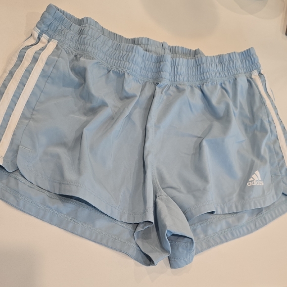 adidas Pants - Adidas Women's Sky Blue Athletic Shorts